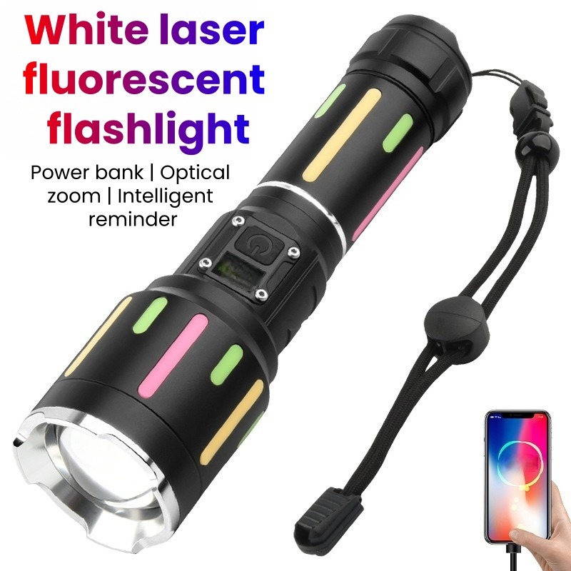 Outdoor Lighting Rechargeable - مصباح يدوي فلورسنت أبيض عالي القوة