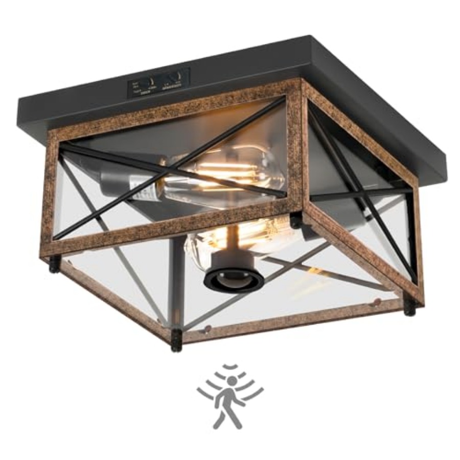 Motion Sensor Outdoor - مصباح سقف خارجي مع مستشعر حركة،