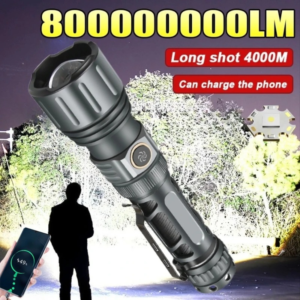 Outdoor Lighting Rechargeable - مصباح يدوي فائق السطوع محمول قابل