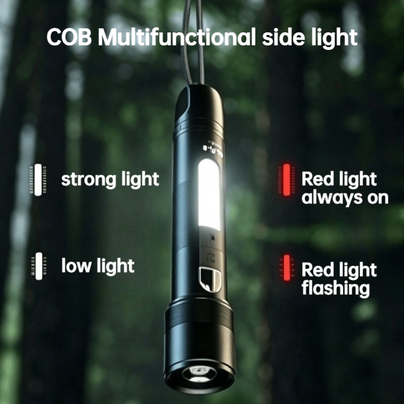 مصباح يدوي LED متعدد الوظائف ق - مراجعة Outdoor Lighting Rechargeable وسعره