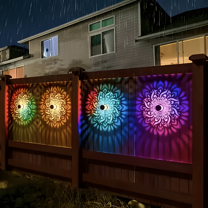 1/2/4 عبوات من أضواء السياج ال - مراجعة Outdoor Lighting Wall وسعره