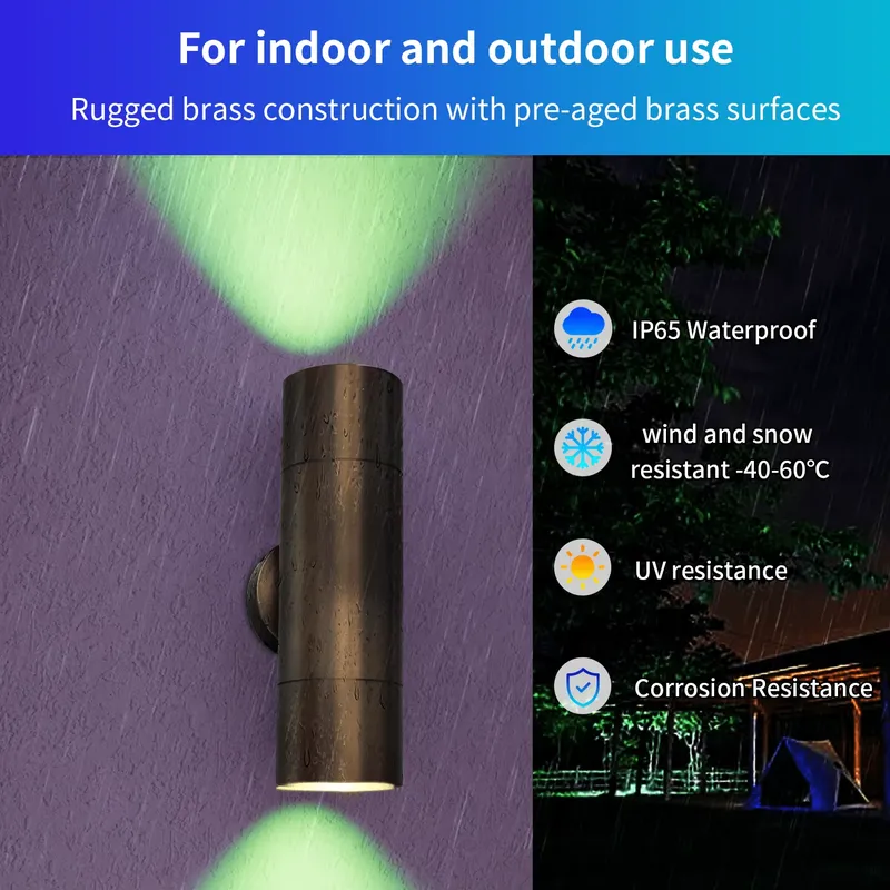 مصباح جداري خارجي LED من النحا - مراجعة Outdoor Lighting Wall وسعره