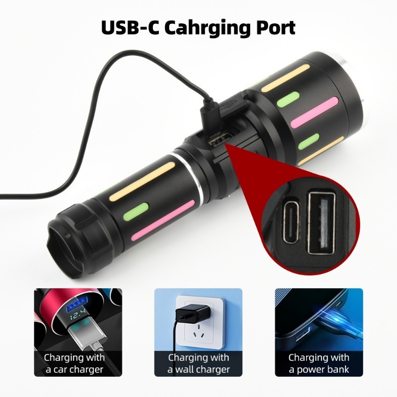 مصباح يدوي فلورسنت أبيض عالي ا - مراجعة Outdoor Lighting Rechargeable وسعره