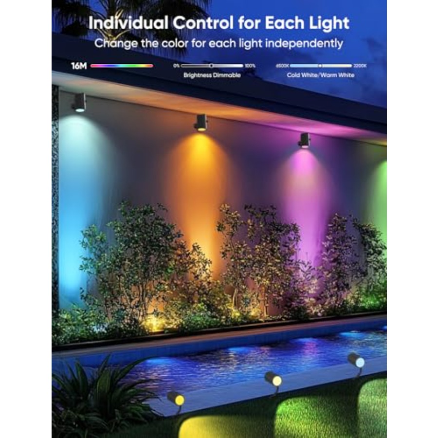 إضاءة خارجية ذكية 00 لومن، طقم - مراجعة Outdoor Lighting Kits Low Voltage وسعره