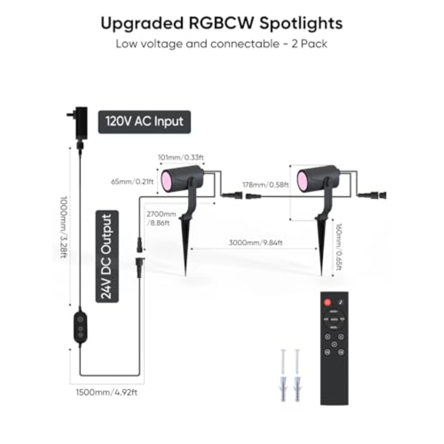 إضاءة خارجية ذكية 00 لومن، طقم - مراجعة Outdoor Lighting Kits Low Voltage وسعره