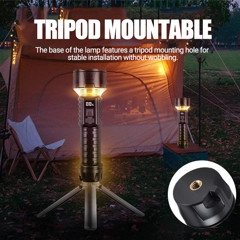 COB مصباح ليد جيب فانوس قابل ل - مراجعة Outdoor Lighting Rechargeable وسعره