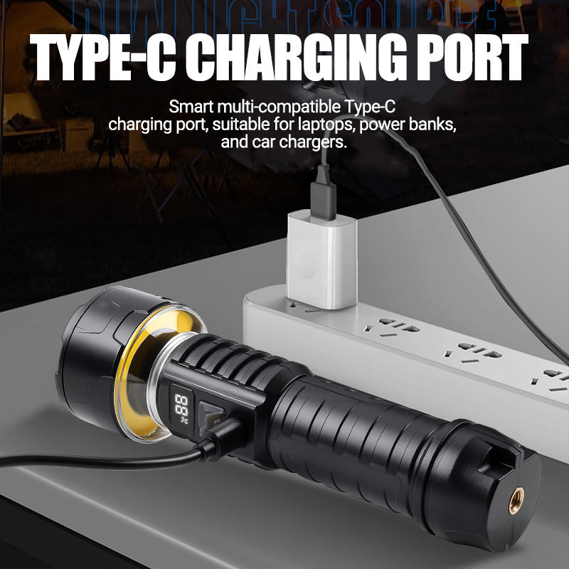 COB مصباح ليد جيب فانوس قابل ل - مراجعة Outdoor Lighting Rechargeable وسعره