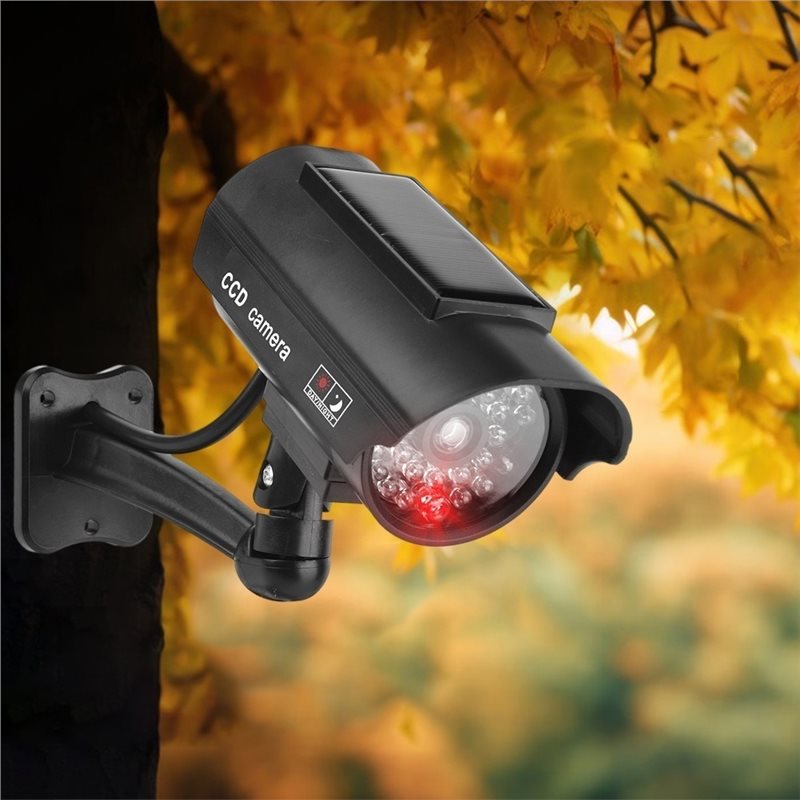 【B24B!】 كاميرا مراقبة وهمية لل - مراجعة Outdoor Lighting And Camera وسعره