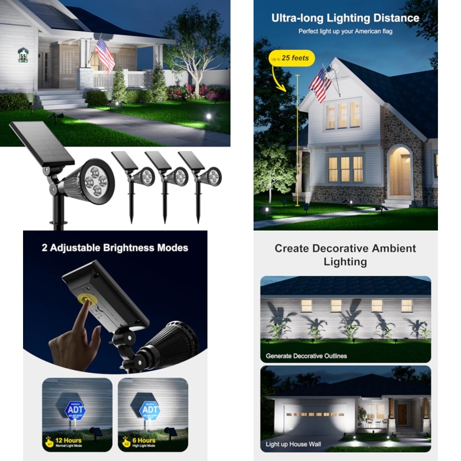 أضواء شمسية خارجية مقاومة للما - مراجعة Outdoor Lighting Wall وسعره
