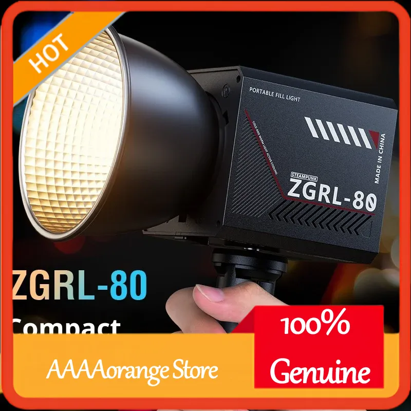 ZGRL80 80 واط COB LED الفيديو  - مراجعة Outdoor Lighting For Photography وسعره