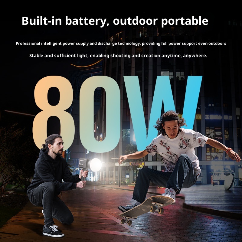 ZGRL80 80 واط COB LED الفيديو  - مراجعة Outdoor Lighting For Photography وسعره