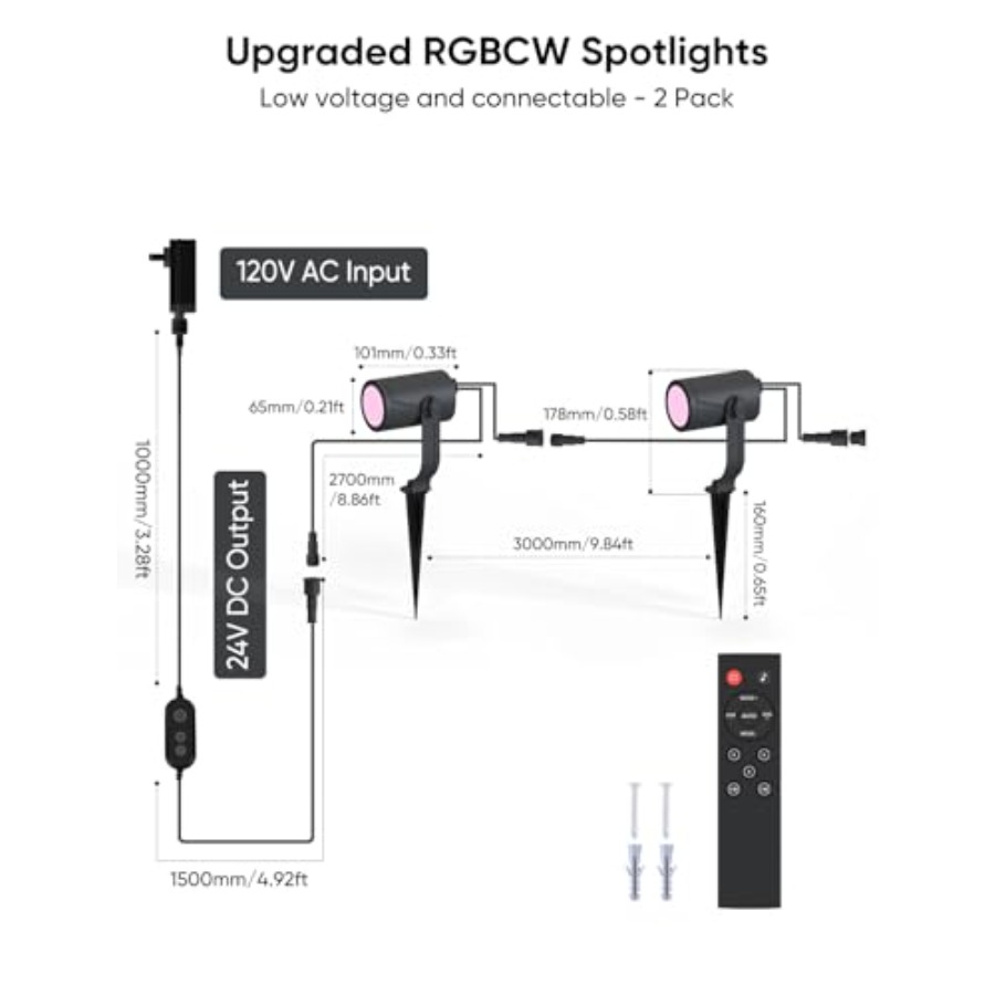 إضاءة خارجية 600 لومن، طقم إضا - مراجعة Outdoor Lighting Kits Low Voltage وسعره