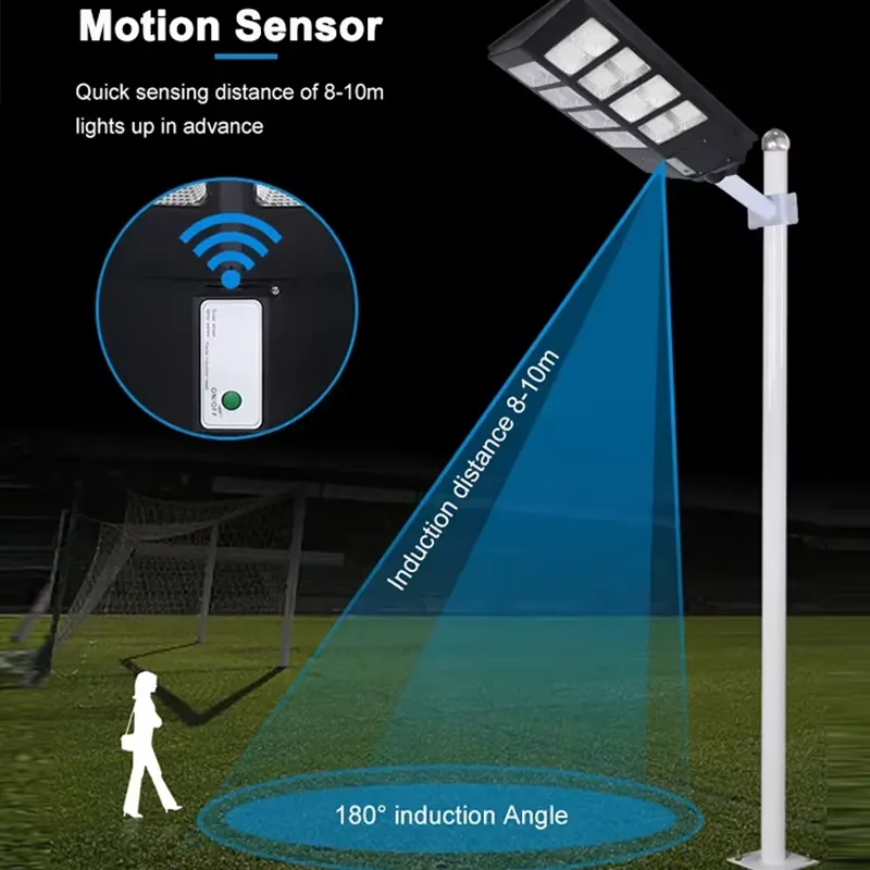 مصباح شارع LED يعمل بالطاقة ال - مراجعة Motion Sensor Outdoor وسعره