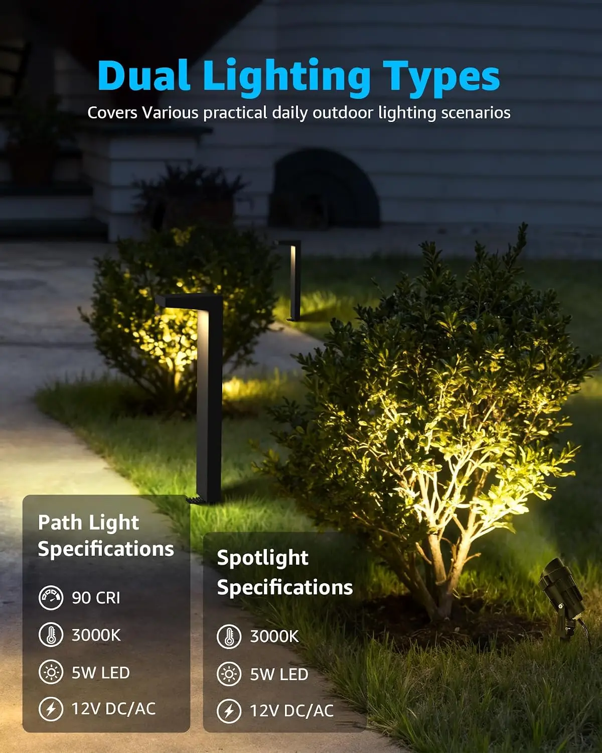 مجموعة إضاءة المناظر الطبيعية  - مراجعة Outdoor Lighting Kits Low Voltage وسعره
