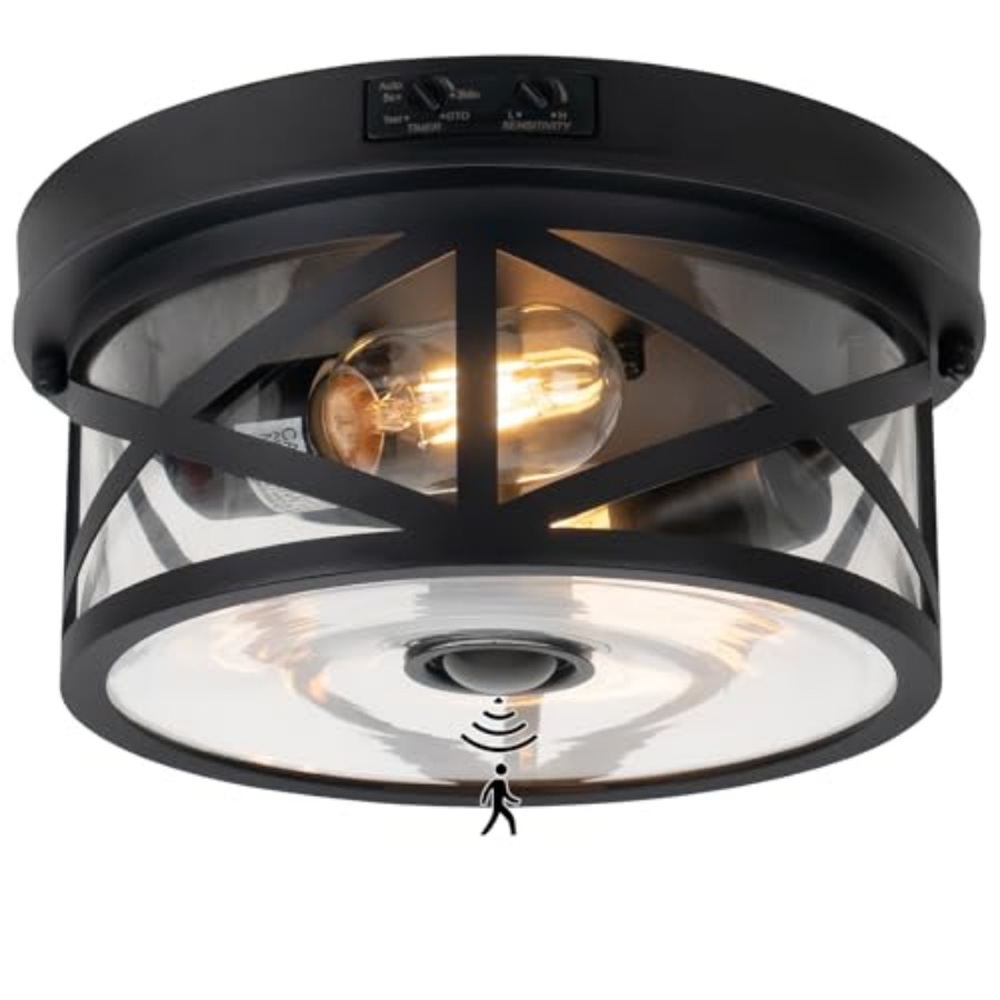 مصباح سقف خارجي بمستشعر حركة،  - مراجعة Motion Sensor Outdoor وسعره