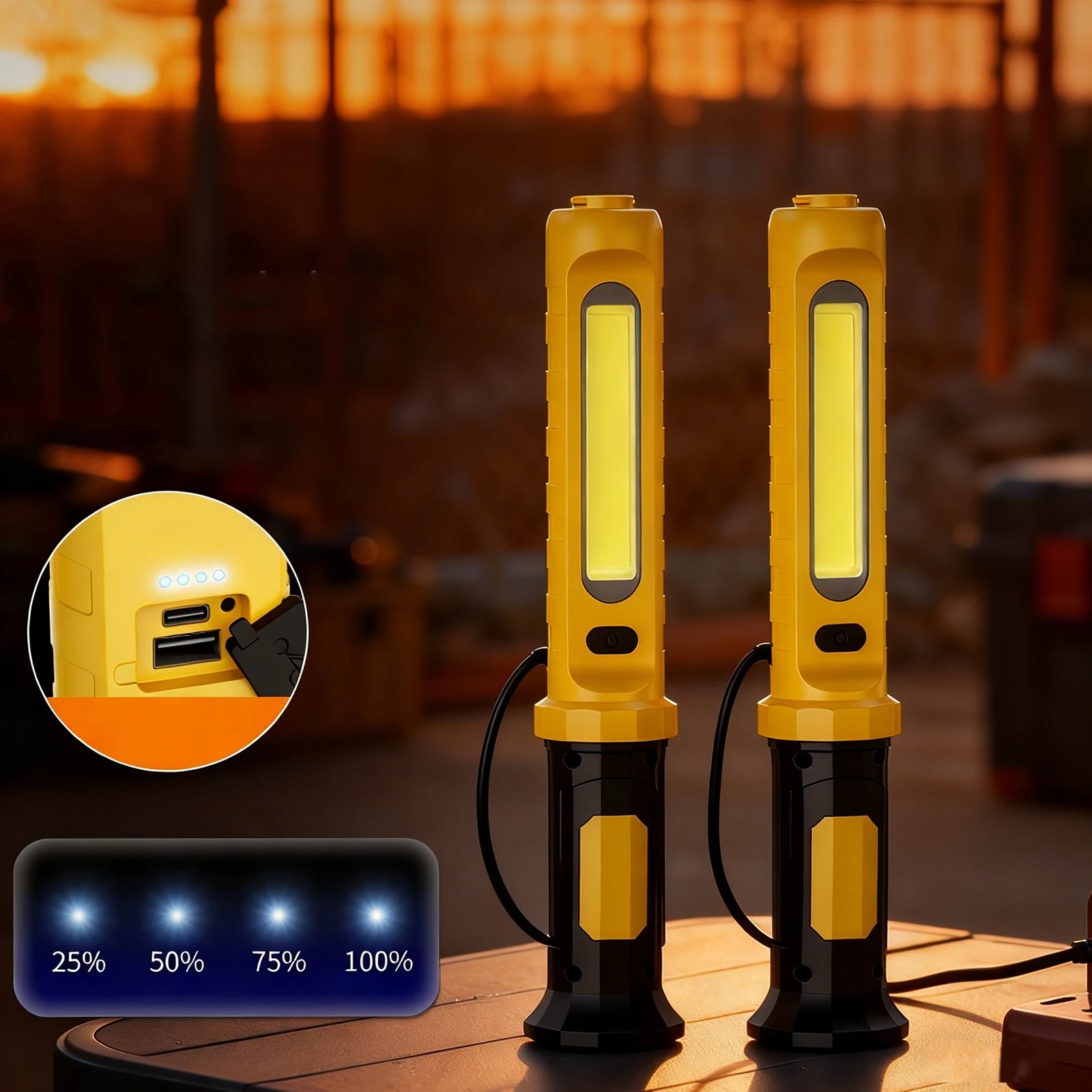 مصباح عمل مغناطيسي متعدد الوظا - مراجعة Outdoor Lighting Rechargeable وسعره