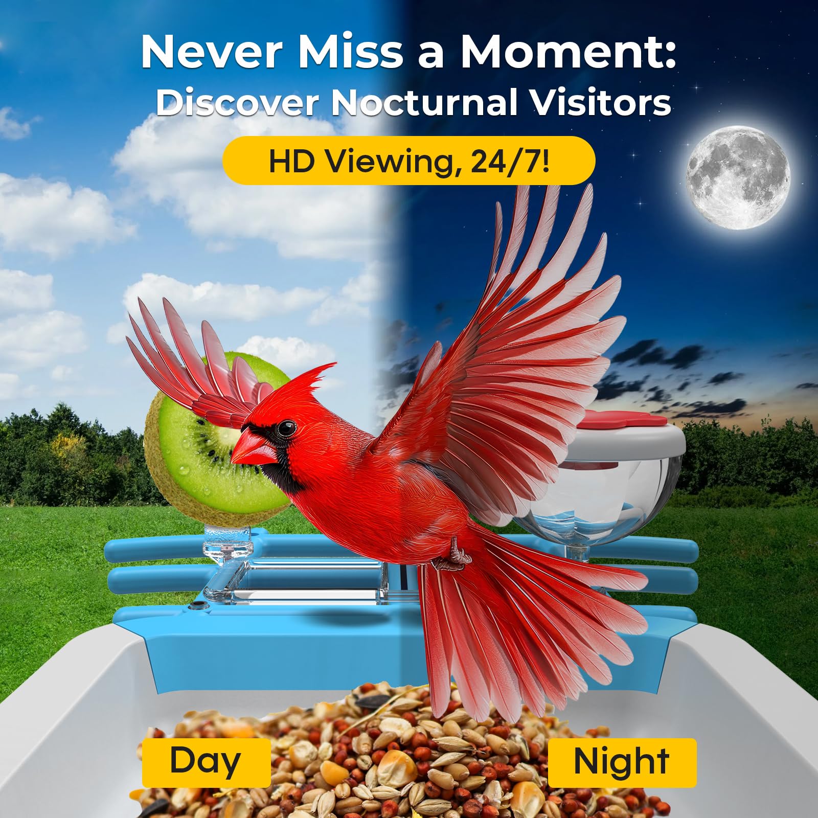 كاميرا ذكية لتغذية الطيور بدقة - مراجعة Motion Sensor Outdoor وسعره