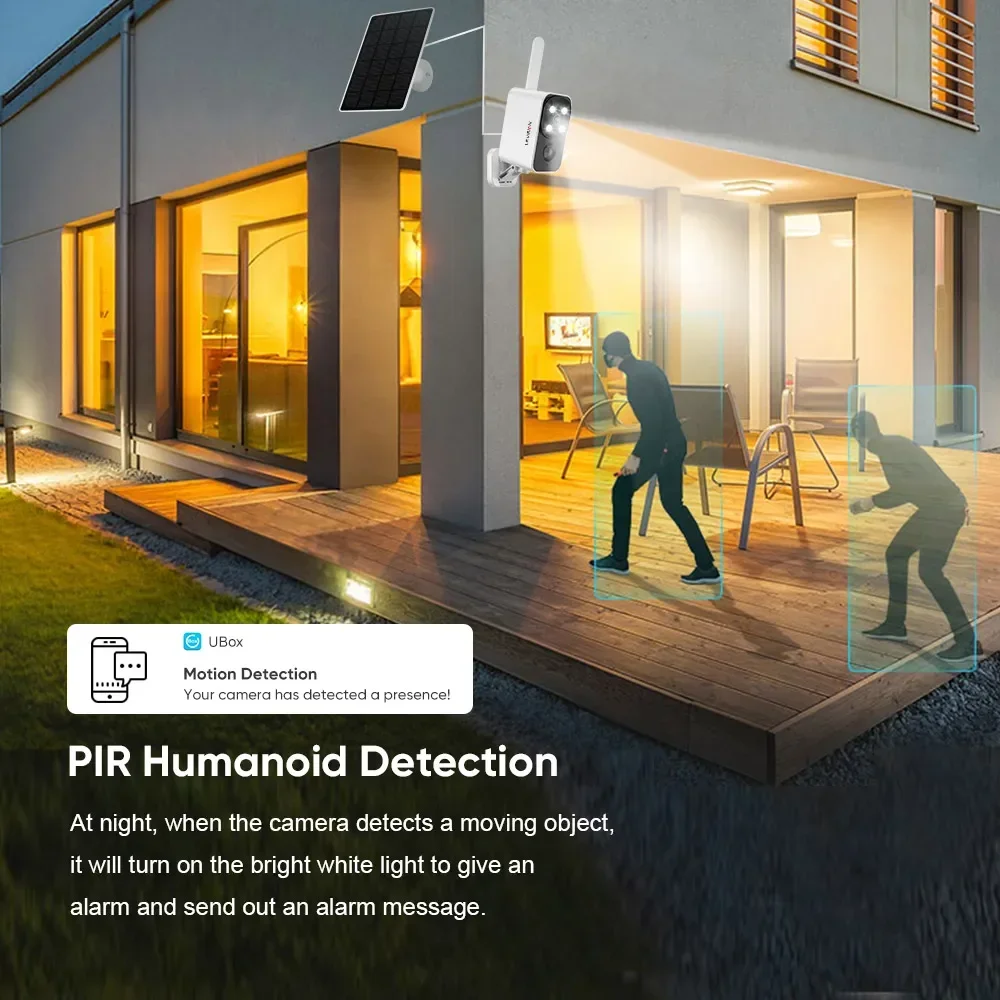 LS VISION كاميرا تعمل بالطاقة  - مراجعة Outdoor Lighting And Camera وسعره